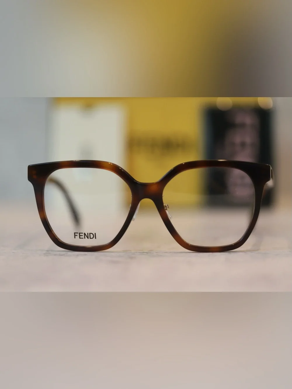 Fendi Tortoiseshell Women’s Glasses (New)